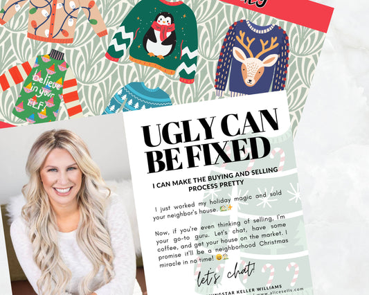 Ugly Sweater Postcard