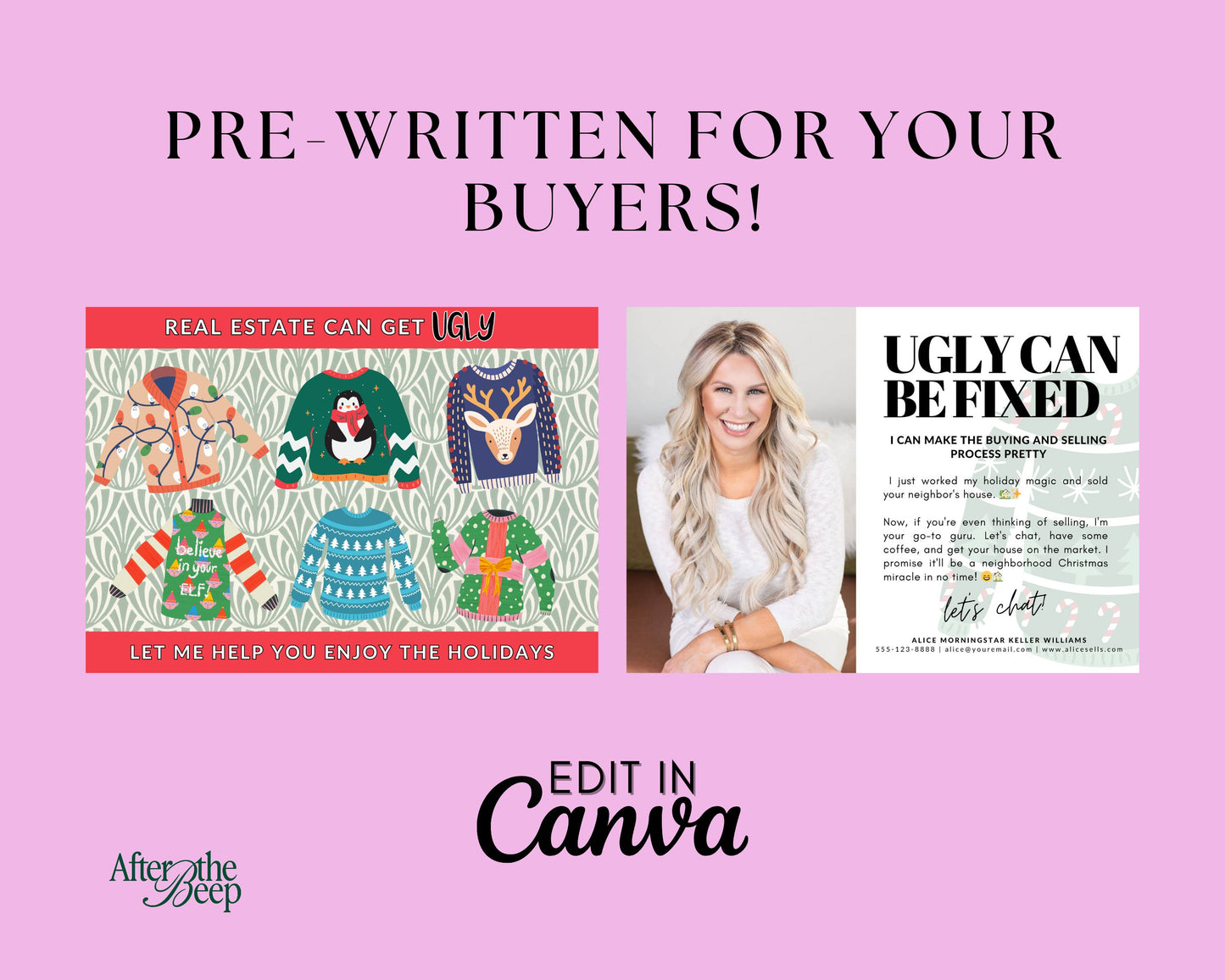 Ugly Sweater Postcard