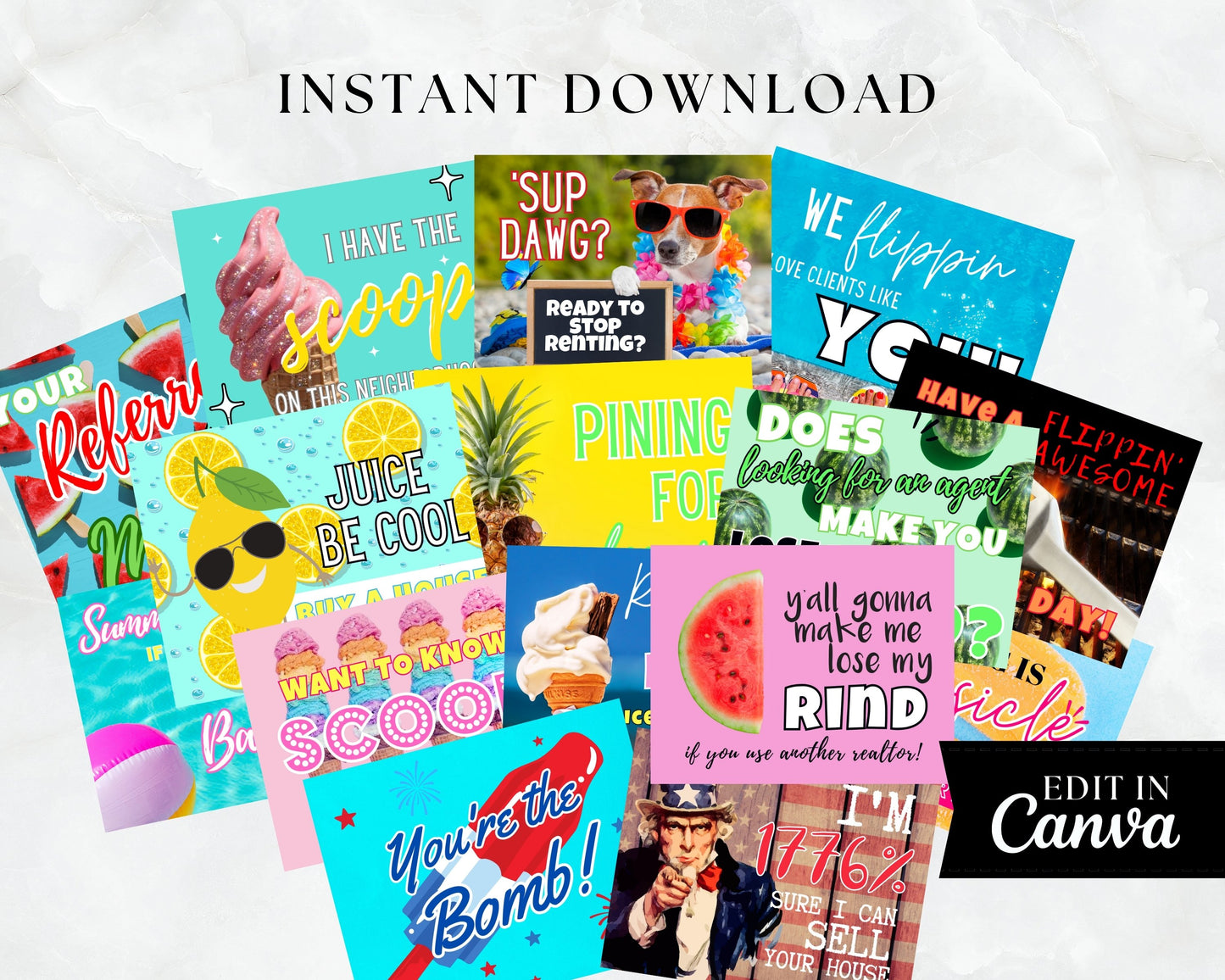 300+ Real Estate Postcard Bundle