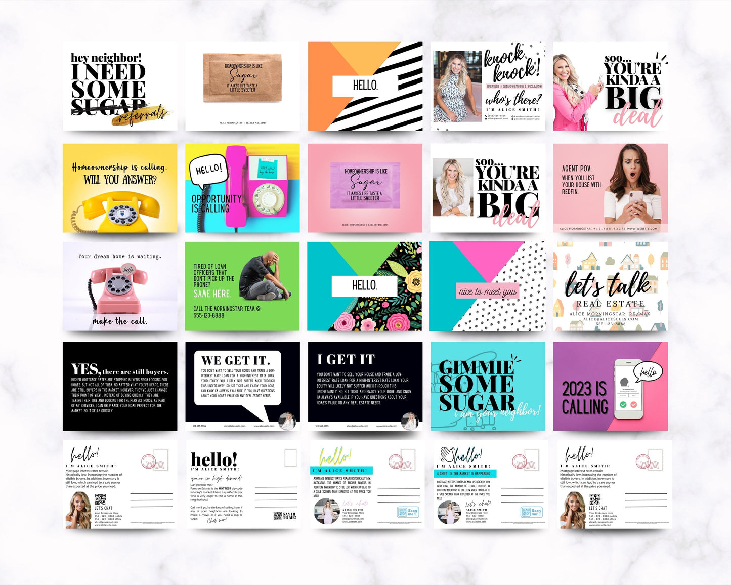 300+ Real Estate Postcard Bundle