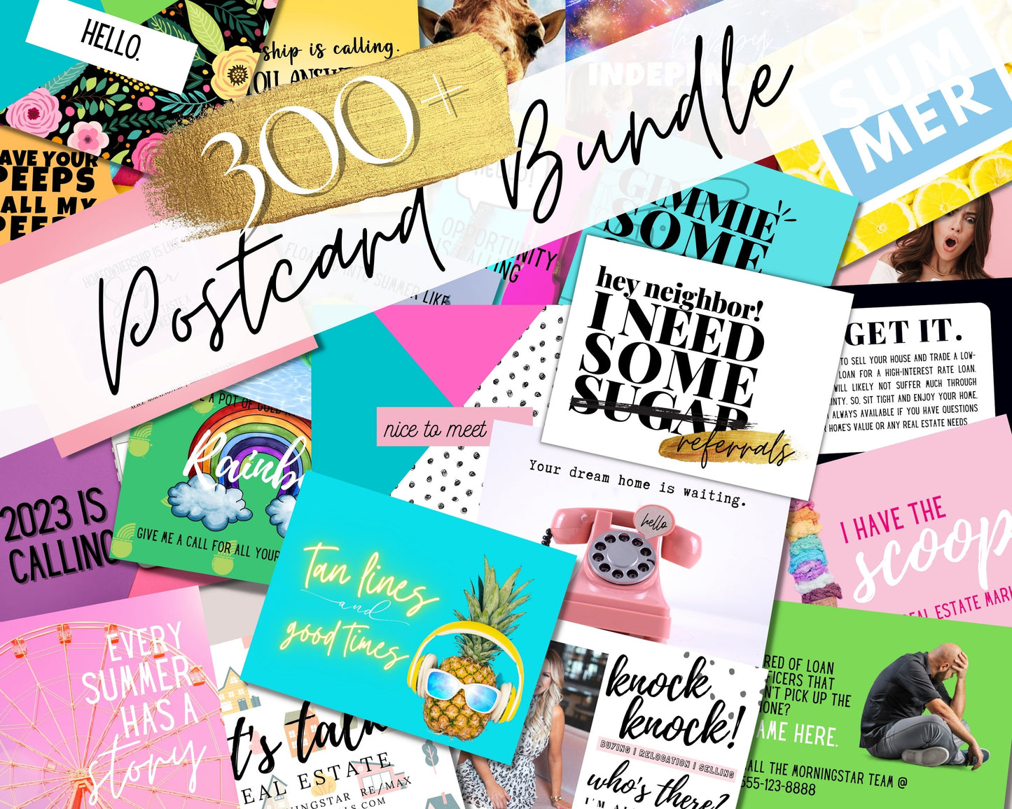 300+ Real Estate Postcard Bundle