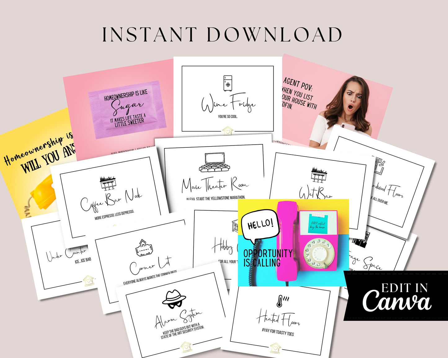 300+ Real Estate Postcard Bundle