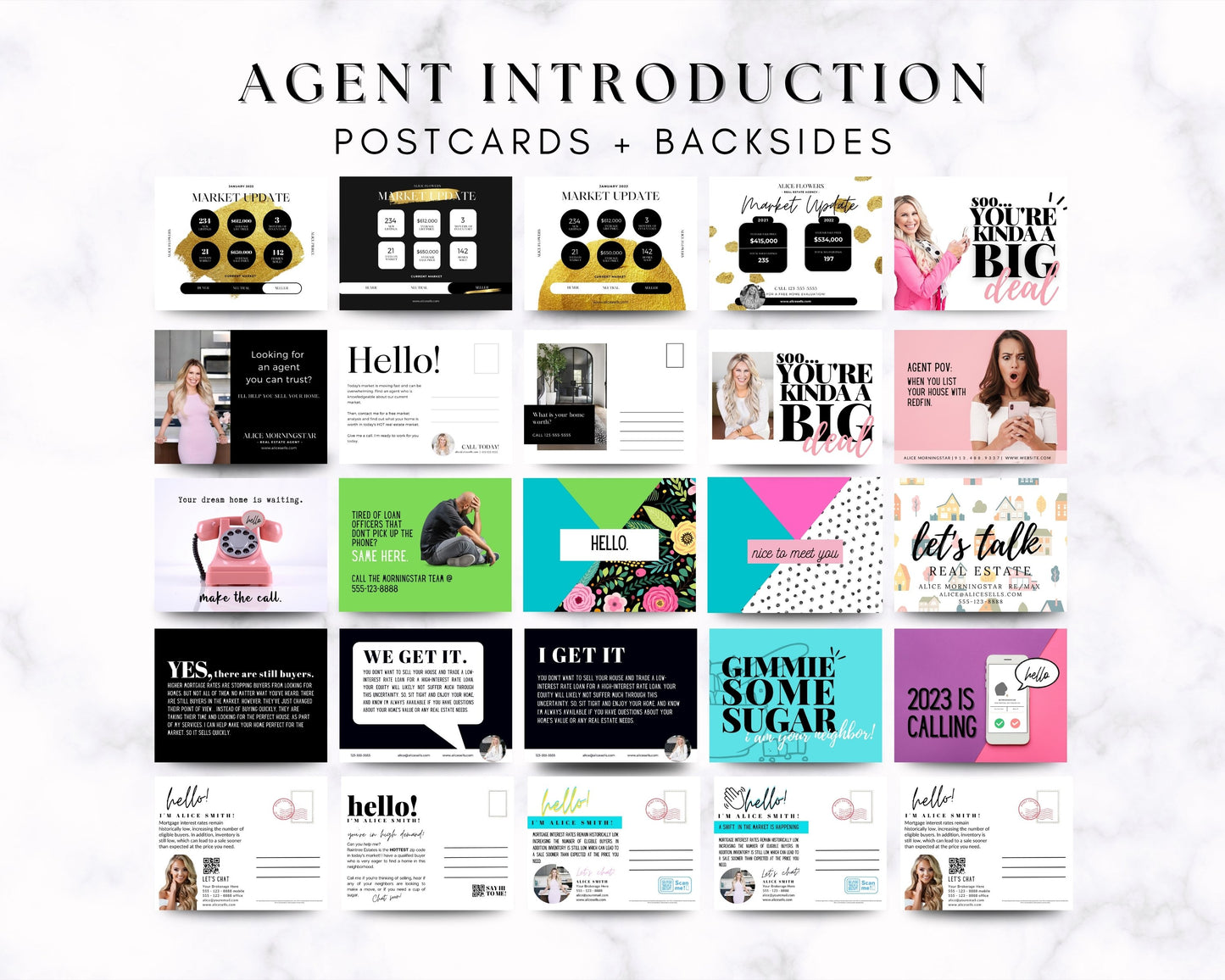 300+ Real Estate Postcard Bundle