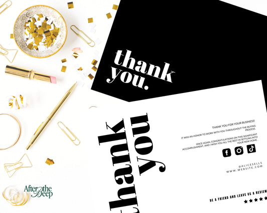 Buyers Thank You Card