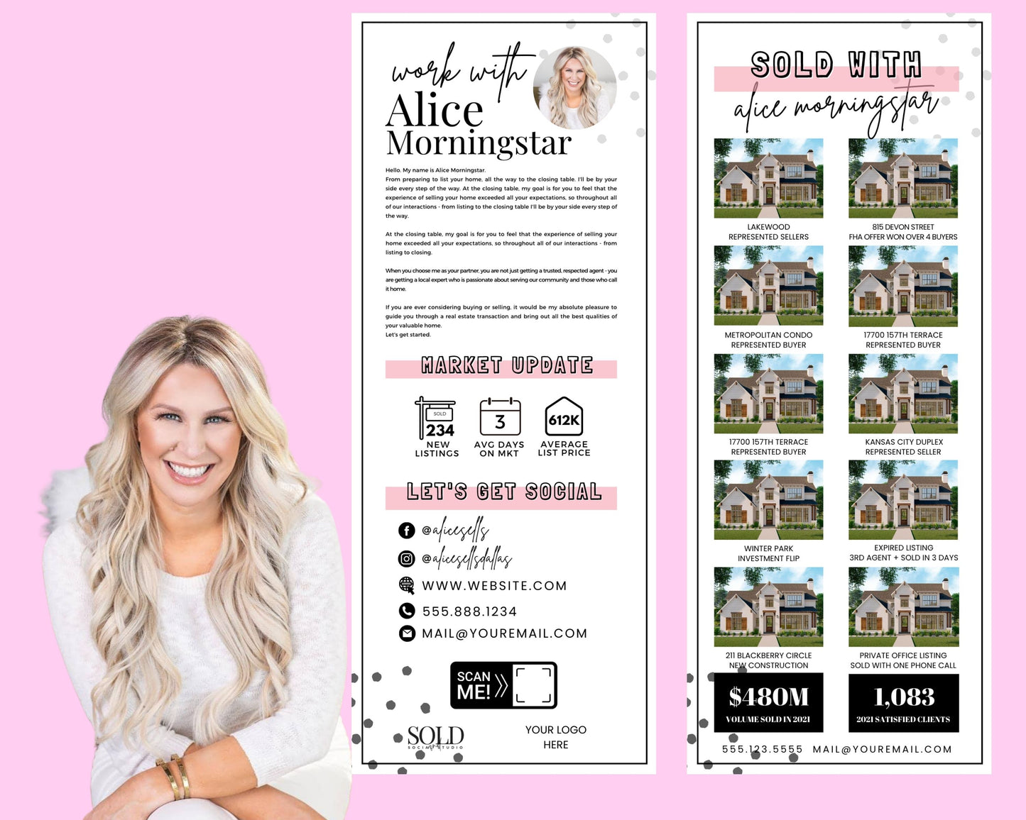 Agent Stats Rack Card