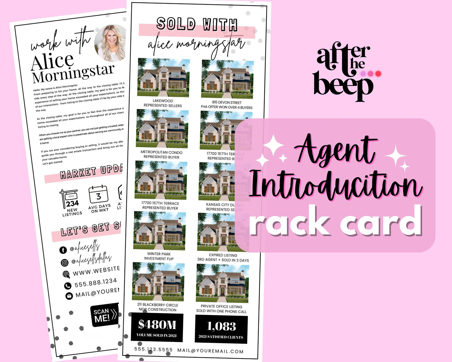 Agent Stats Rack Card