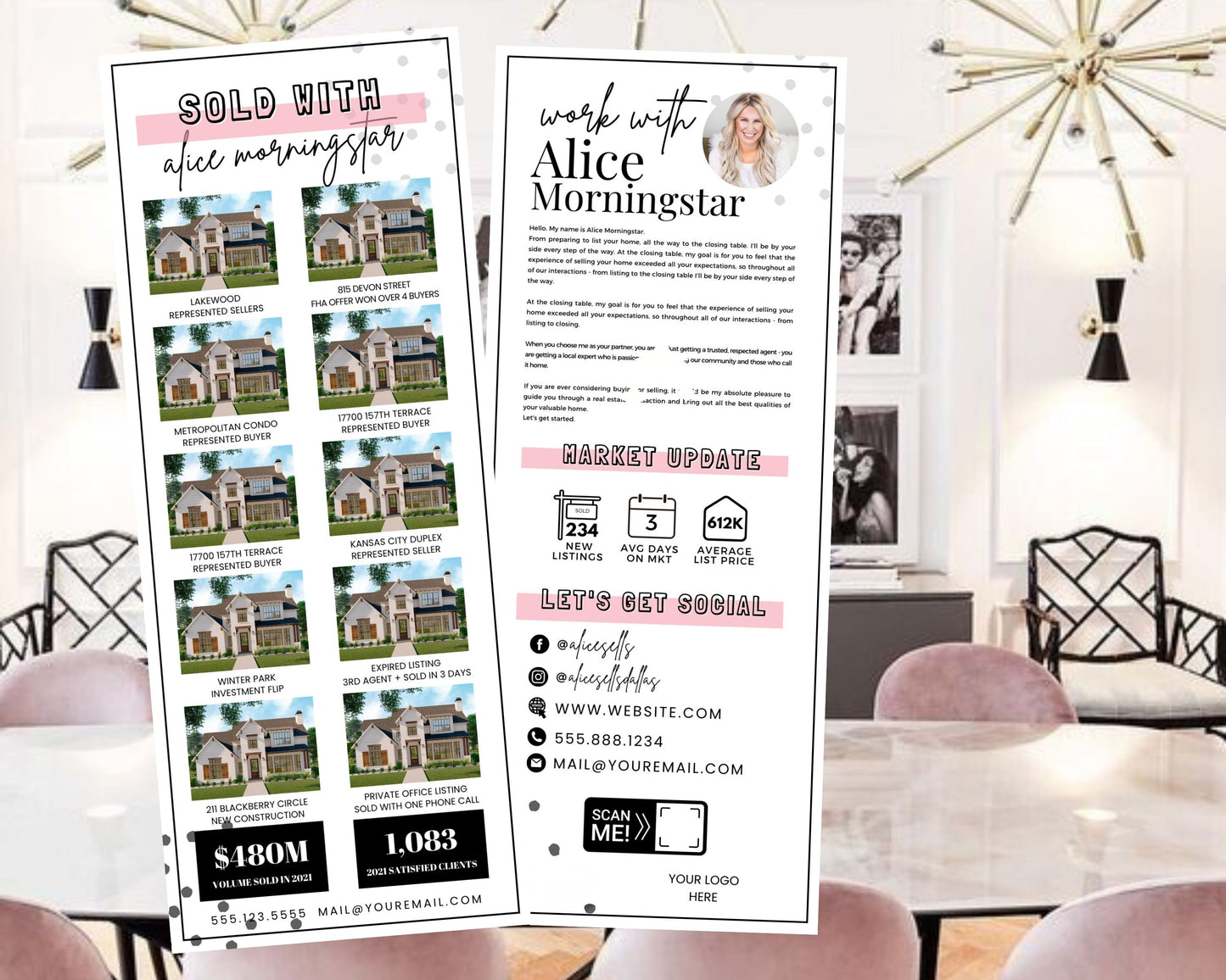 Agent Stats Rack Card