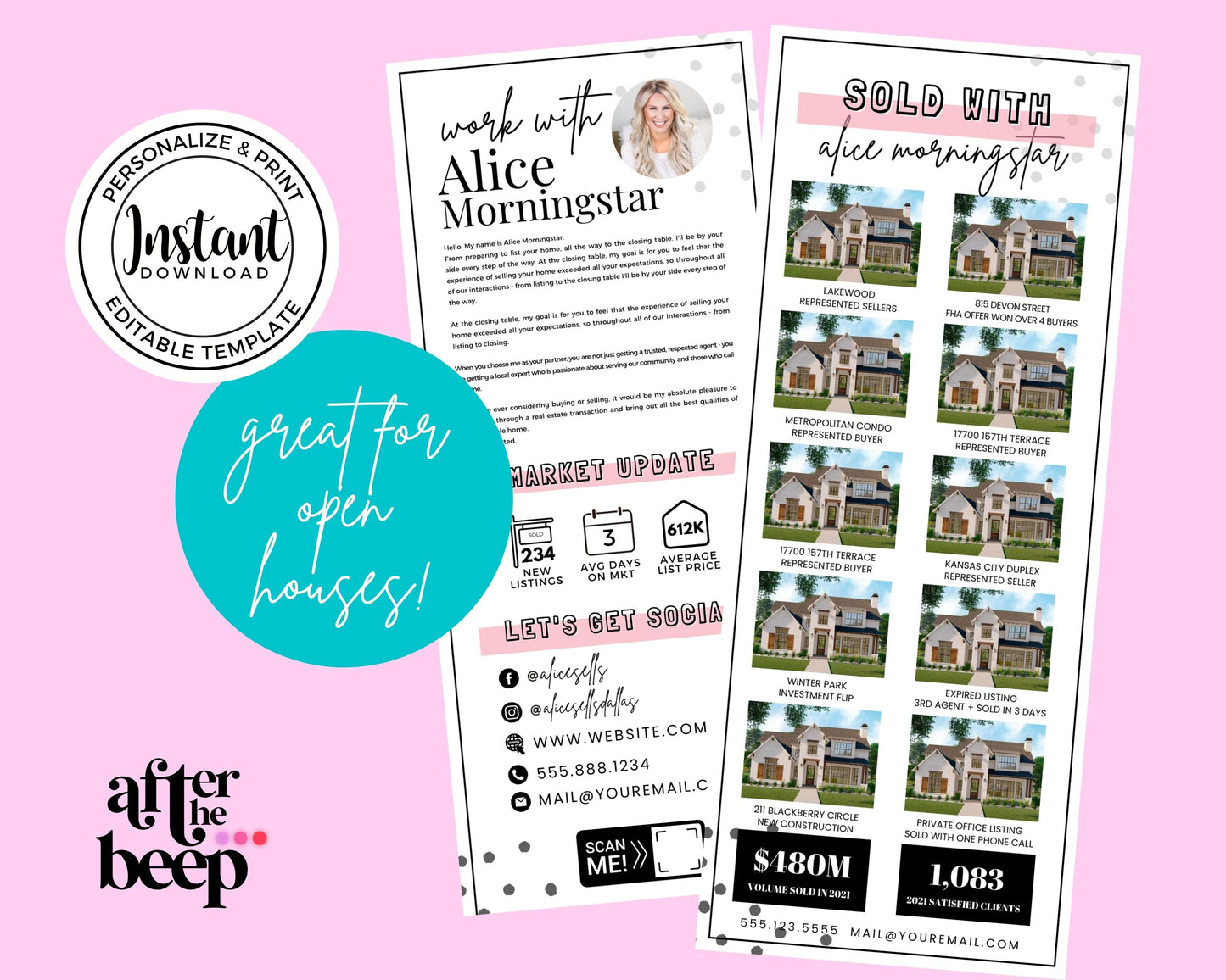 Agent Stats Rack Card