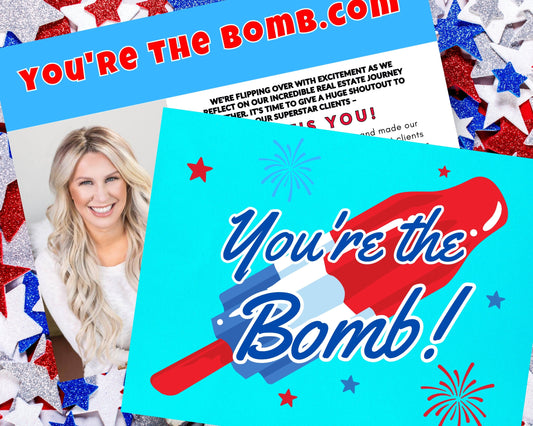 You're The Bomb Realtor Postcard