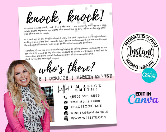 Knock Knock Hello Neighbor Farming Flyer