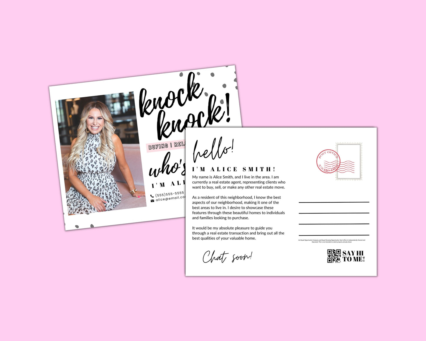 Hey Neighbor Knock Knock Card