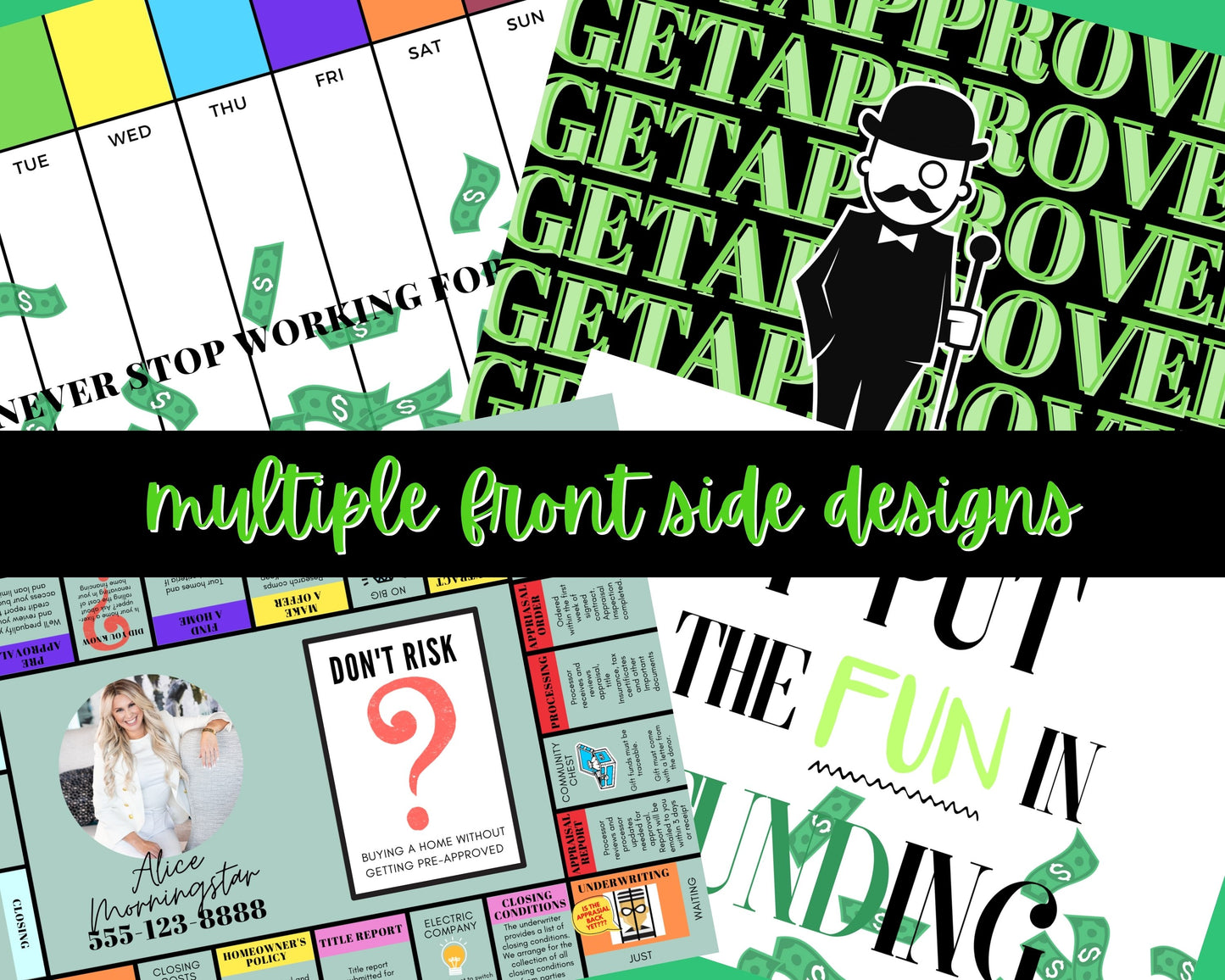 Mr. Millions Loan Officer Postcard Collection