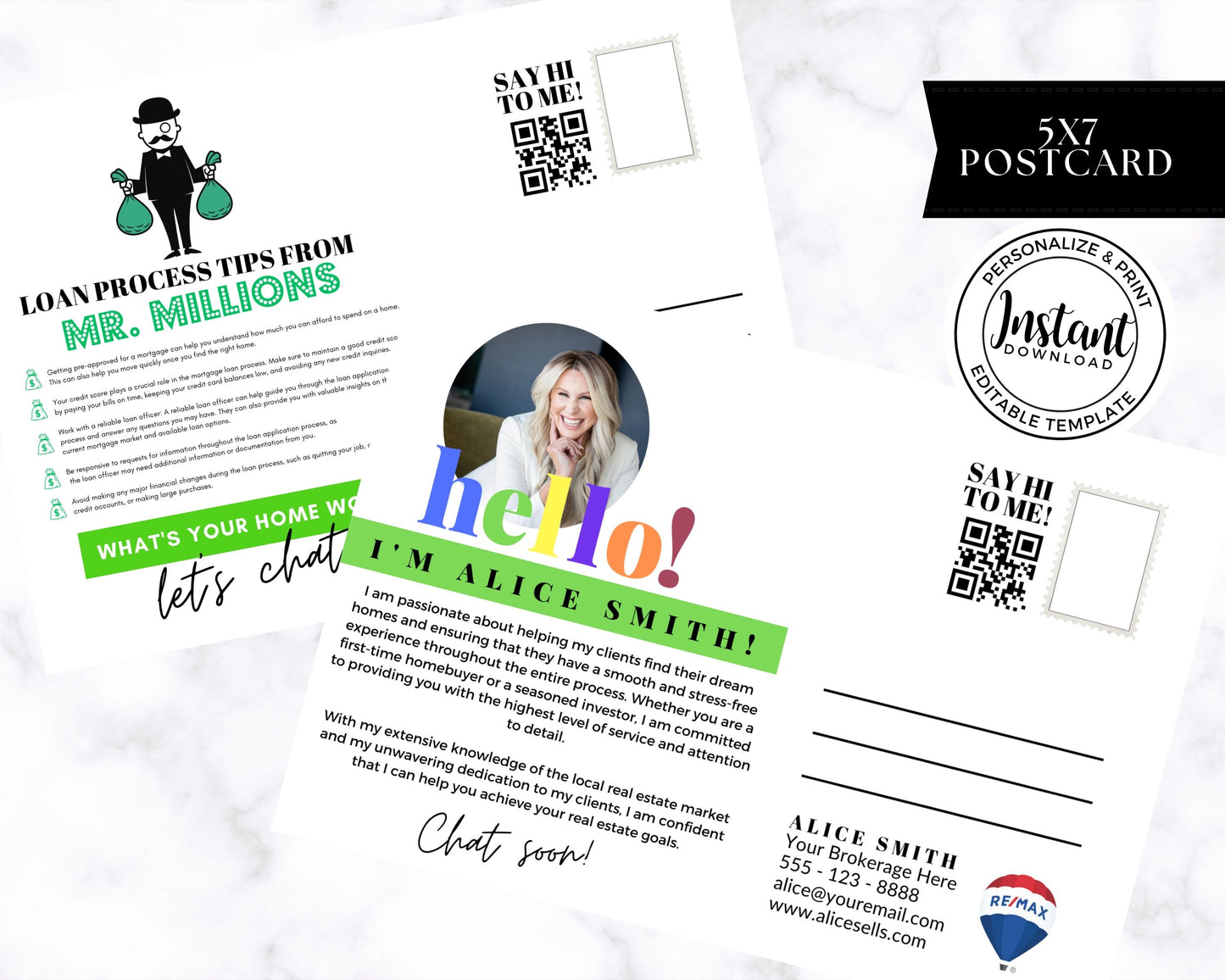 Mr. Millions Loan Officer Postcard Collection