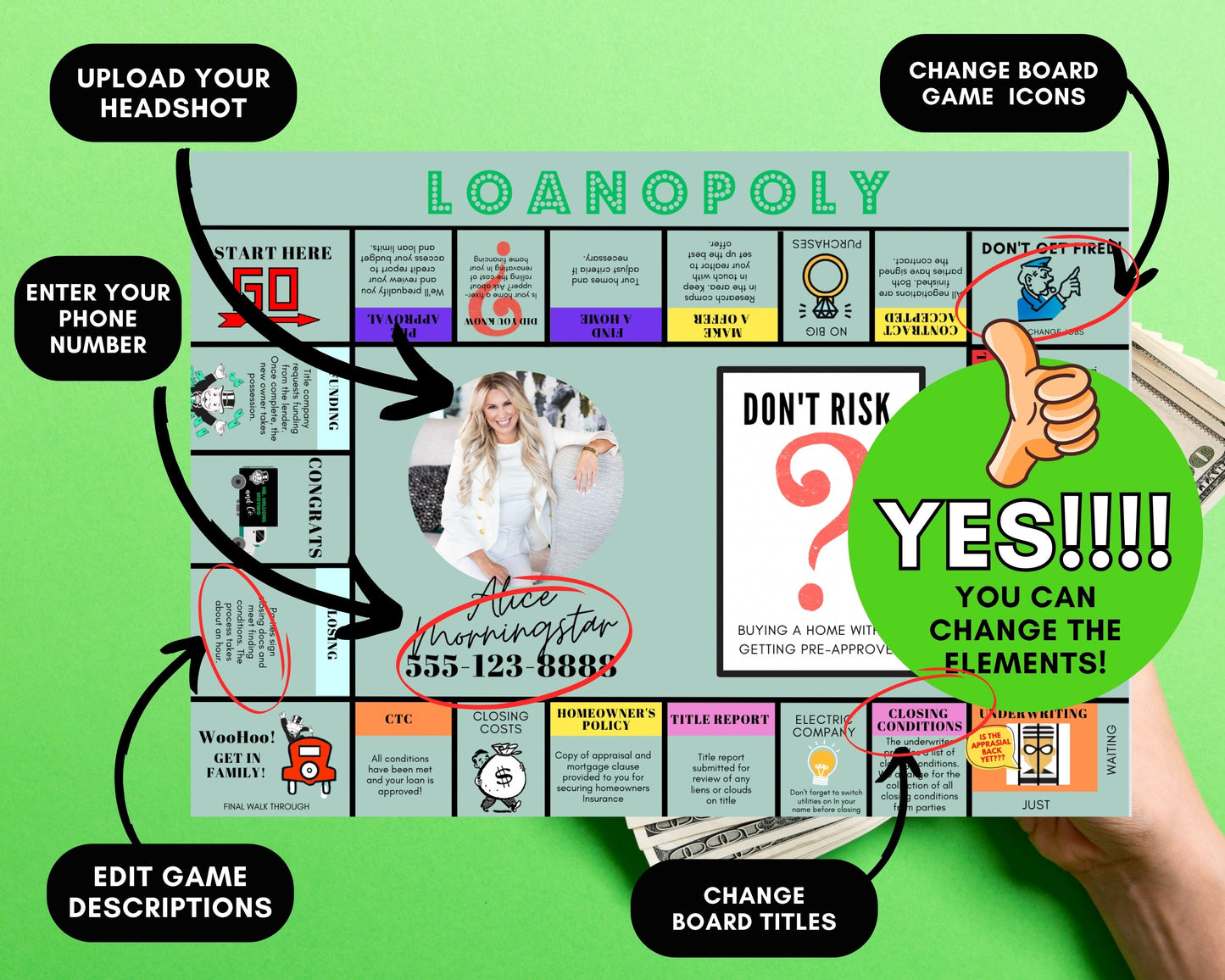 Mr. Millions Loan Officer Postcard Collection