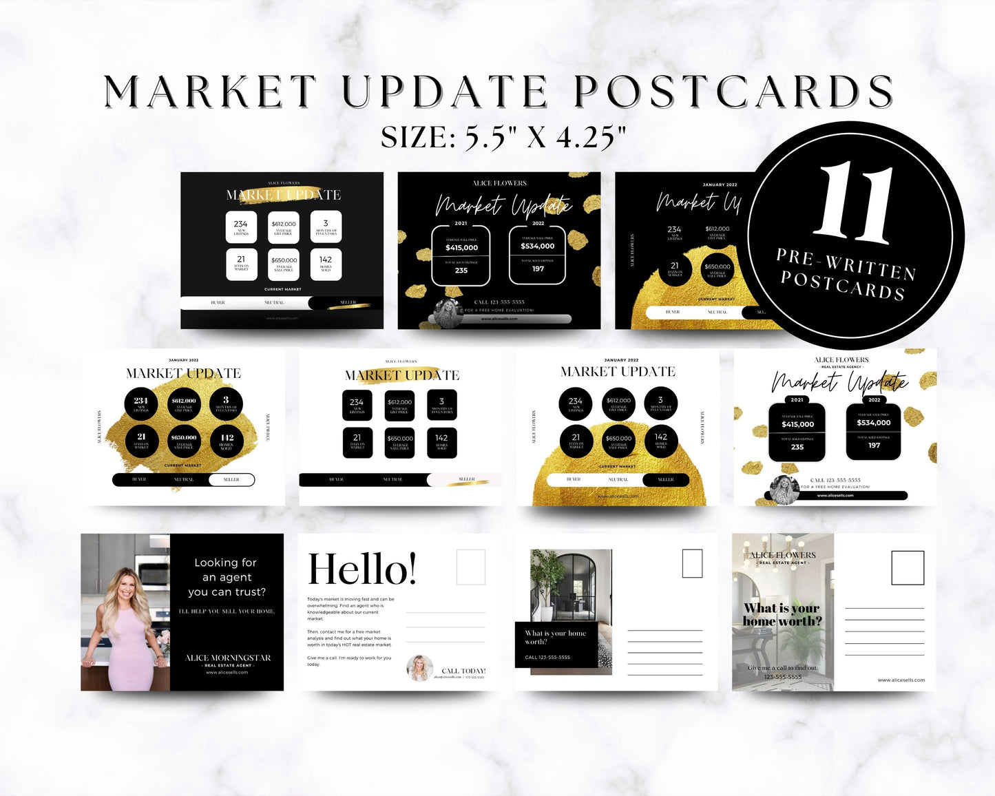 Market Update Postcard Bundle