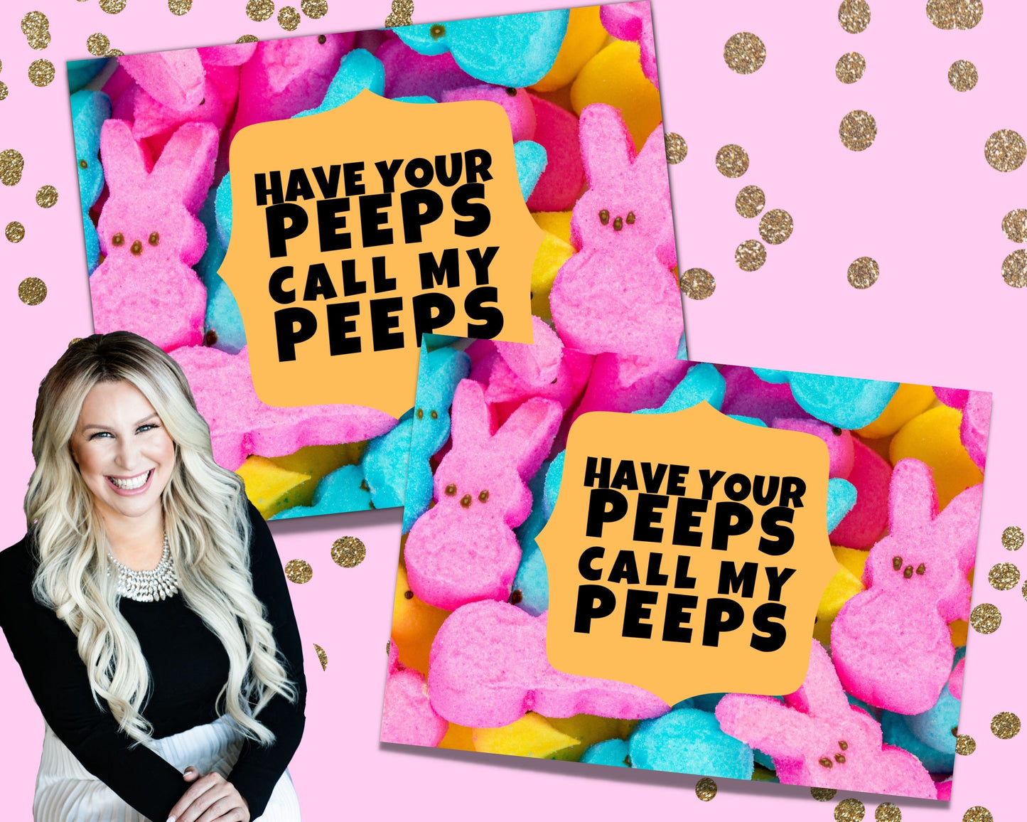 Peeps Postcard
