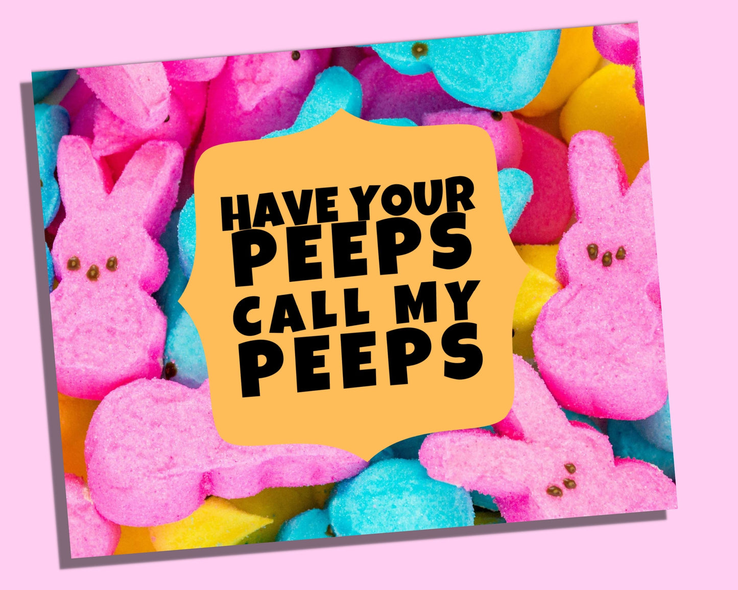 Peeps Postcard