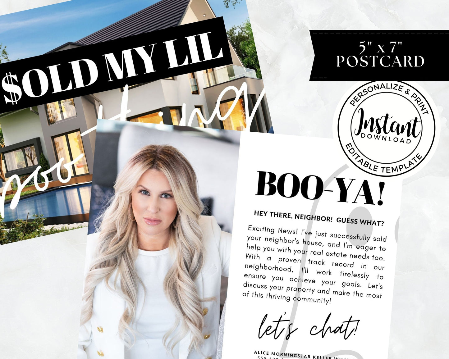 Sold My Little Boo Thing Just Sold Postcard