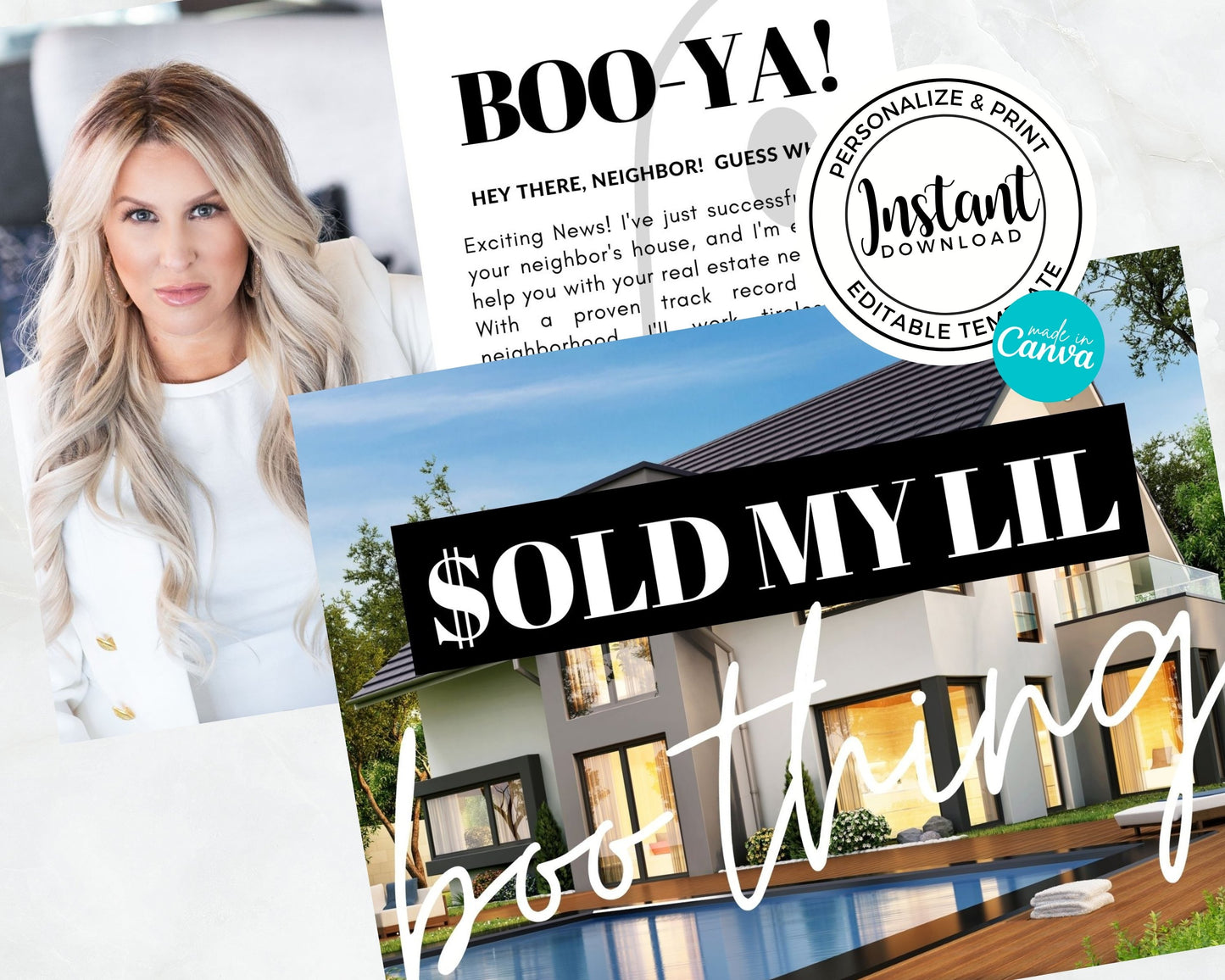 Sold My Little Boo Thing Just Sold Postcard