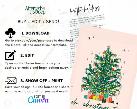 Oh Christmas Tree Postcard