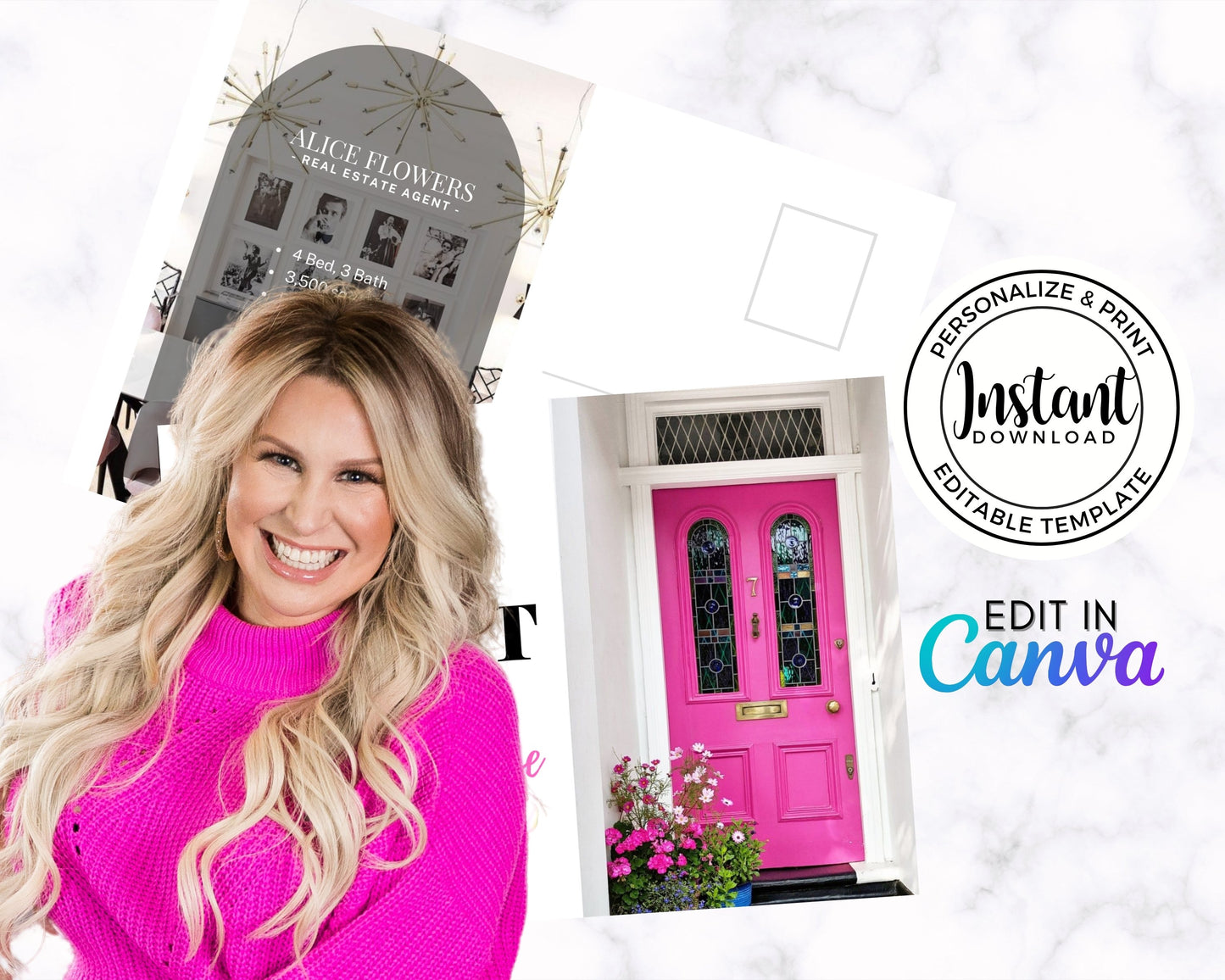 Shut The Front Door Open House Mailer